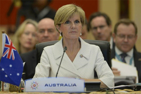 la ministra de Exteriores australiana, Julie Bishop El número de australianos en las filas de Daesh se duplica en un año